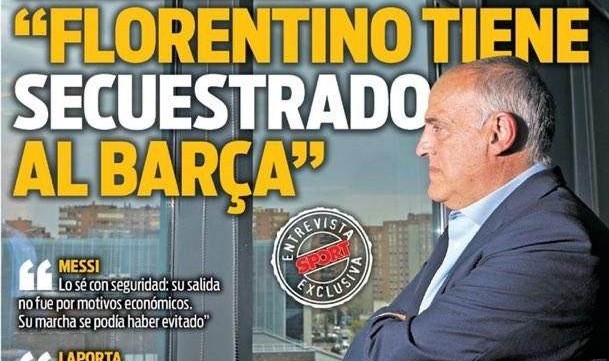 开云-西甲主席：皇马绑架巴萨，梅西离开不是钱的问题